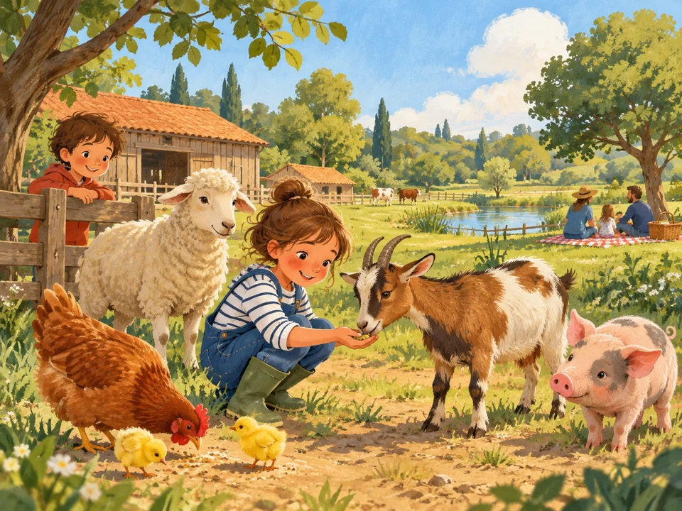Illustration de Ferme pédagogique des Marres