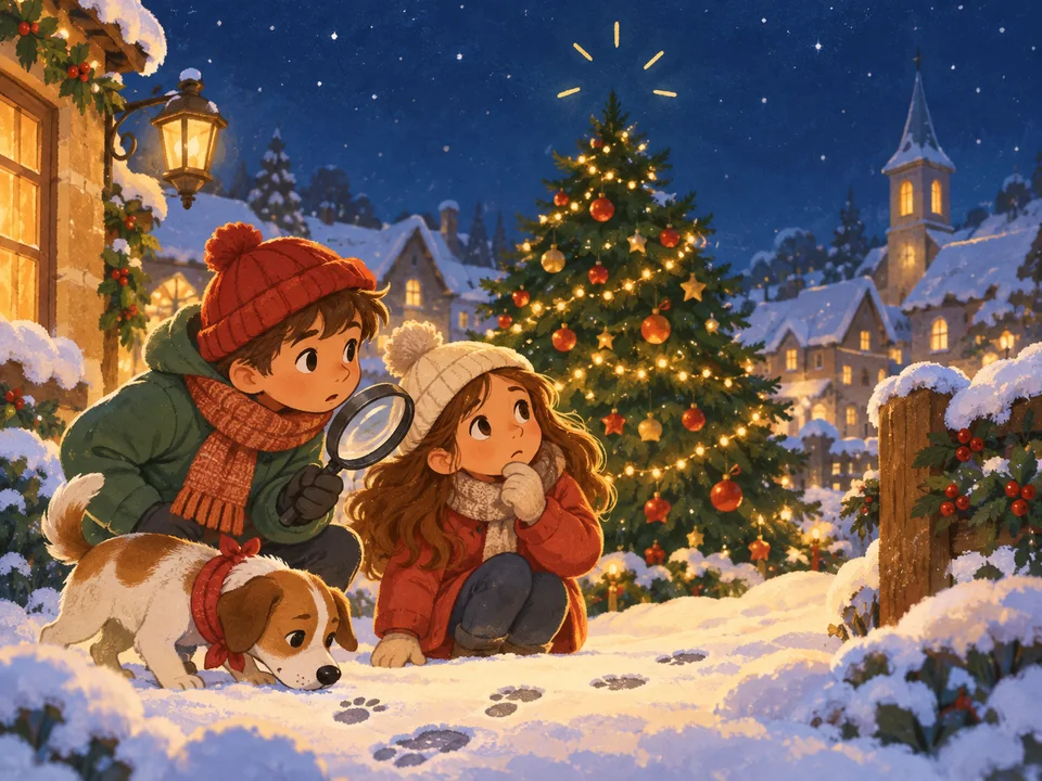 Illustration de Qui a volé l’étoile de Noël ?