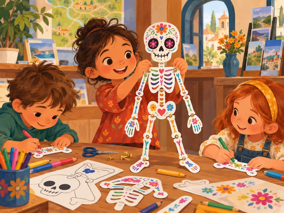 Illustration de Crée ton squelette à l’Office de tourisme