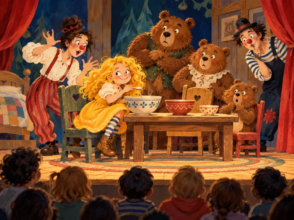 Illustration de Boucle d’or – Théâtre jeune public