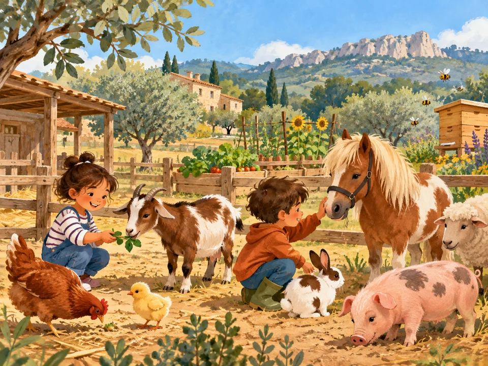 Illustration de Ferme pédagogique des Pennes-Mirabeau