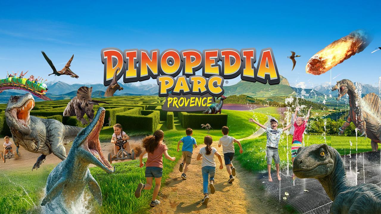 Visuel officiel Dinopedia Parc Provence